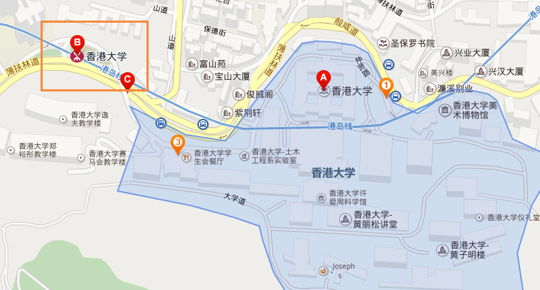 去香港大学中环地铁站哪个出口好出来又坐那路车-第1张-交通-答答问