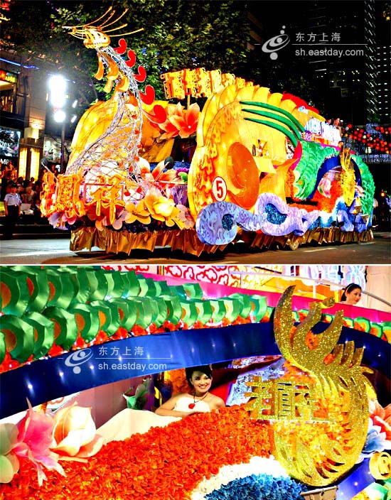 上海旅游节花车巡游的开幕大巡游-第1张-交通-答答问