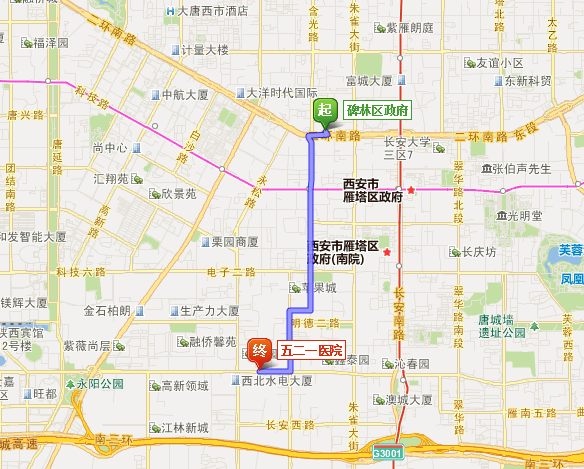 碑林区到521医院地址-第1张-交通-答答问