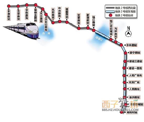 杭州地铁3号线的线路走向-第1张-交通-答答问