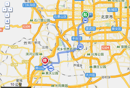 北京西站到房山区长阳原乡小镇一区坐地铁怎么走-第1张-交通-答答问