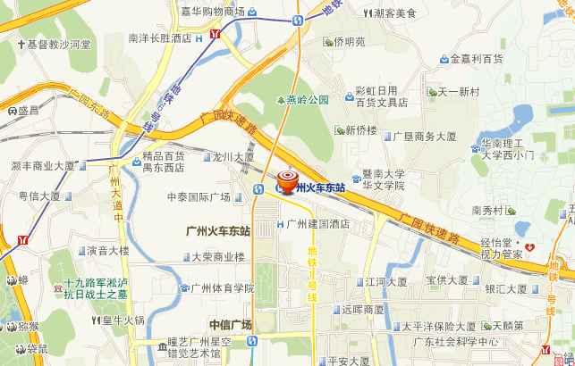 广州东站地铁站的其他-第1张-交通-答答问