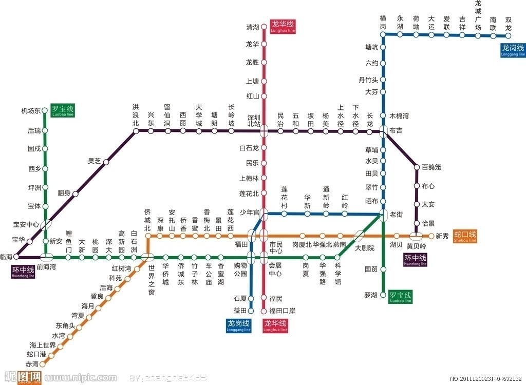 求深圳地铁路线全景图，越清晰越好！-第1张-交通-答答问