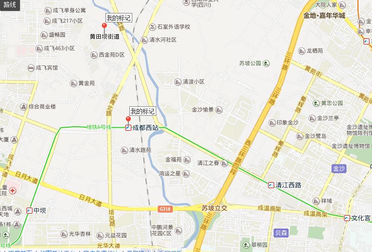 成都地铁4号线要从黄田坝经过吗-第1张-交通-答答问