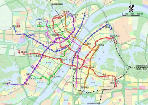 武汉轨道交通5号线的线路规划-第1张-交通-答答问