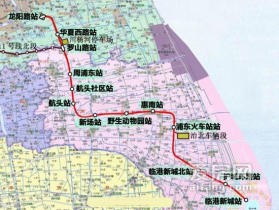 上海地铁十六号线地图-第1张-交通-答答问