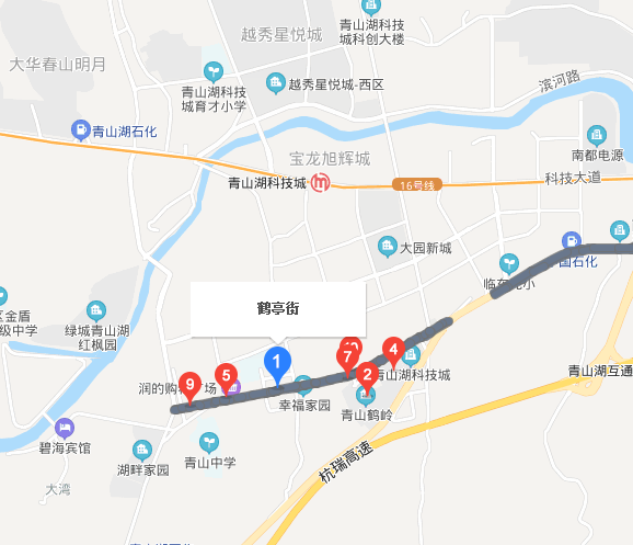 杭州地铁哪个站离鹤亭最近-第1张-交通-答答问
