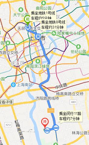 上海火车站到上海市闵行区江月路2600号怎么走-第1张-交通-答答问