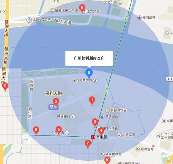如何坐公交，地铁去广州的佛山保利洲际酒店-第1张-交通-答答问