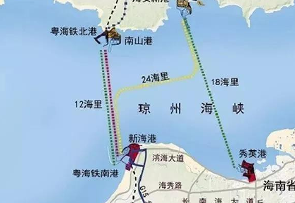 琼州海峡有多宽，跨海铁路有多长-第1张-交通-答答问
