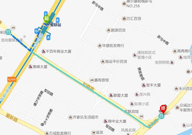 龙岗区爱联镇浦排新村宝荷市场地铁哪个站比较近-第1张-交通-答答问