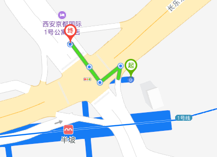 坐地铁一号线在半坡站下去电厂东路从那个地铁出口最近-第1张-交通-答答问