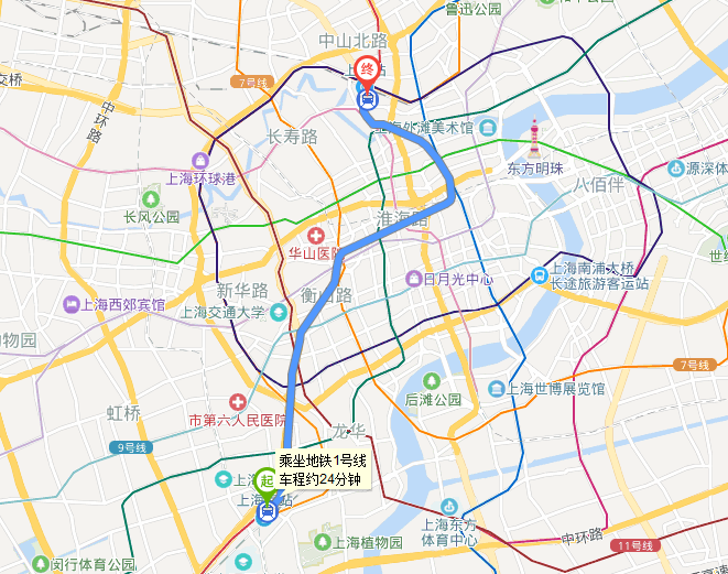 上海南站至上海火车站有多远-第1张-交通-答答问