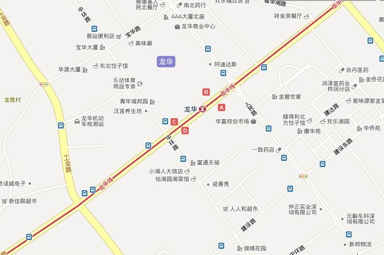 龙华地铁站的具体位置-第1张-交通-答答问