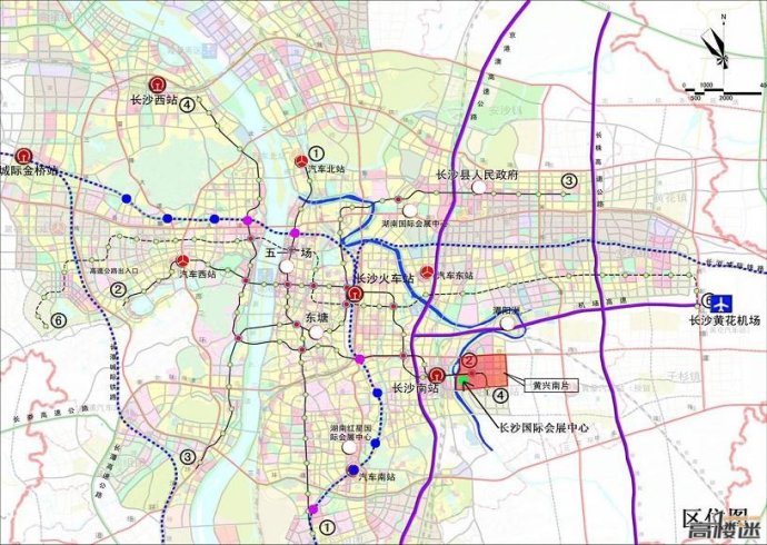 长沙地铁6号线的站点设置-第1张-交通-答答问