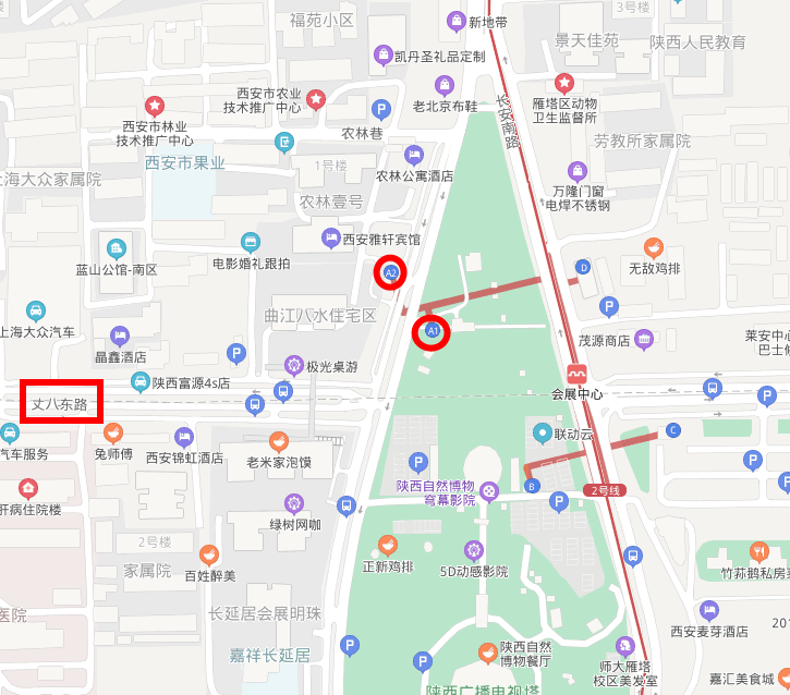 西安地铁丈八东路口是几号线的哪个出口-第1张-交通-答答问