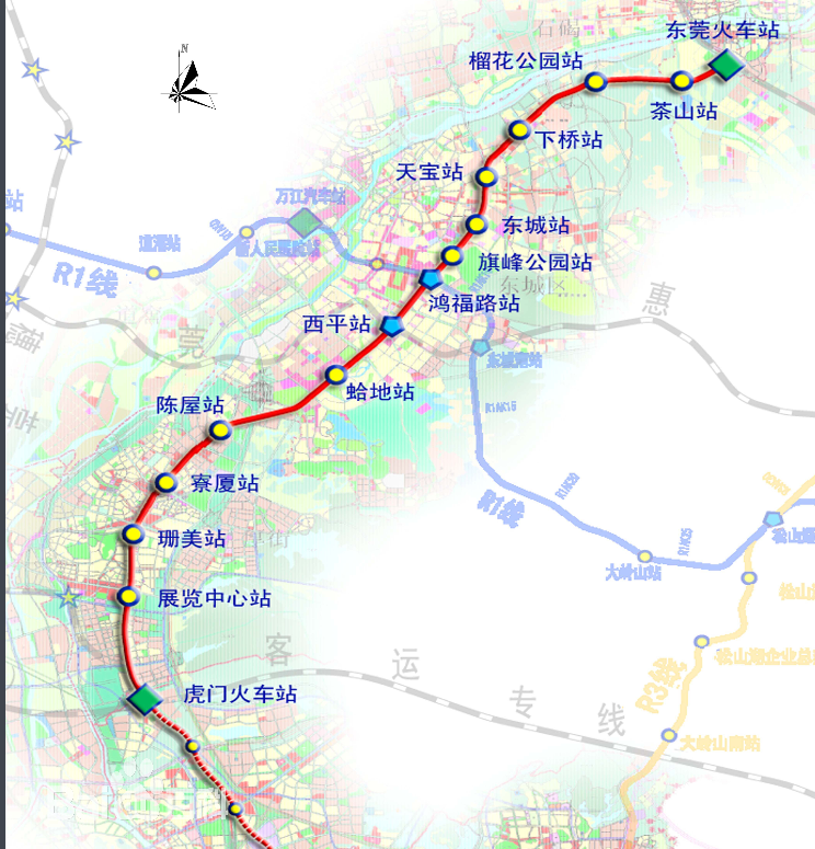 东莞开通了几条地铁路线途经那些站呢-第1张-交通-答答问