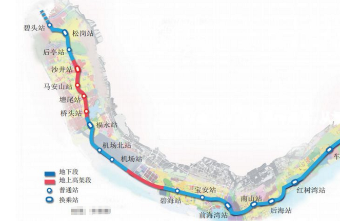 深圳地铁线路图11号线有哪些站点-第1张-交通-答答问