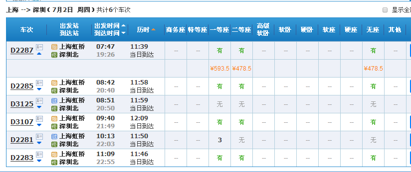 上海至深圳有动车和高铁吗-第1张-交通-答答问