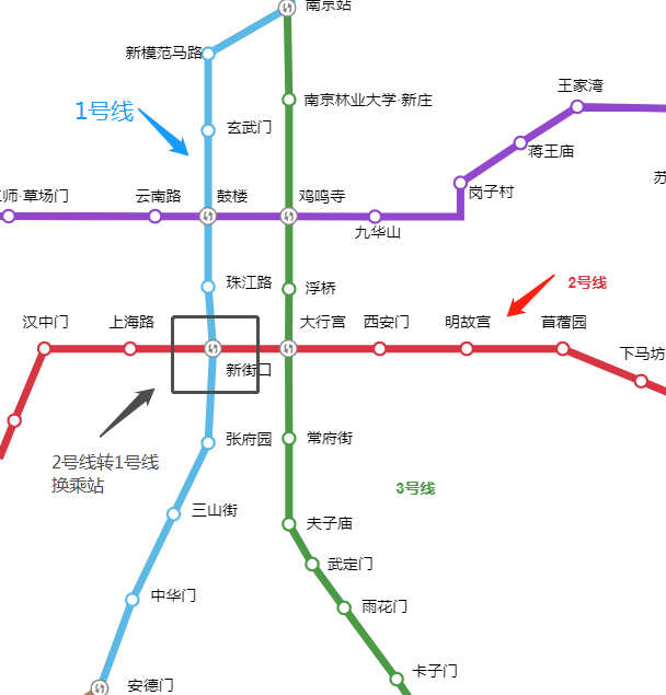南京地铁2号线换乘1号线需要重新买票吗-第1张-交通-答答问