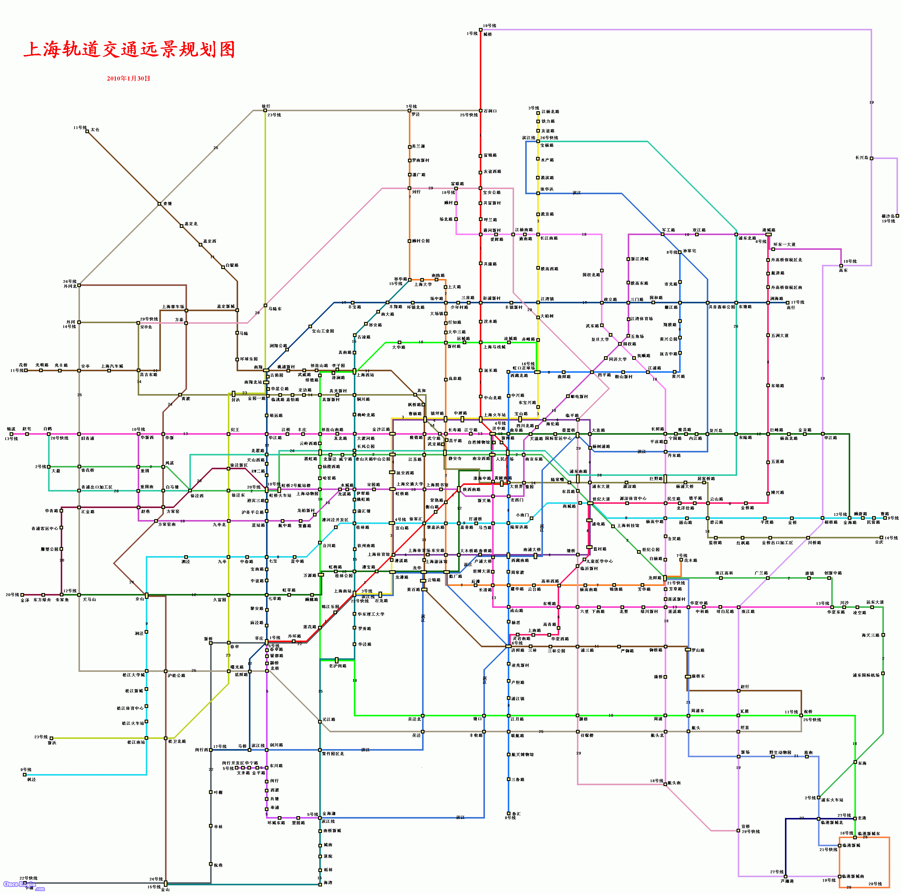 谁知道上海未来10年还要建几条地铁线，近几年将要建设开通的地铁线线路图大概经过哪些地方-第1张-交通-答答问