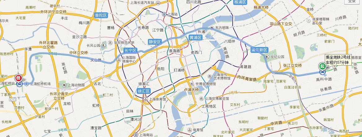 金科路到上海虹桥火车站怎么走-第1张-交通-答答问