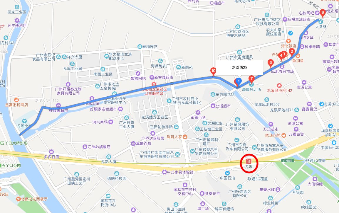 龙溪西路在龙溪地铁哪个地铁出口-第1张-交通-答答问