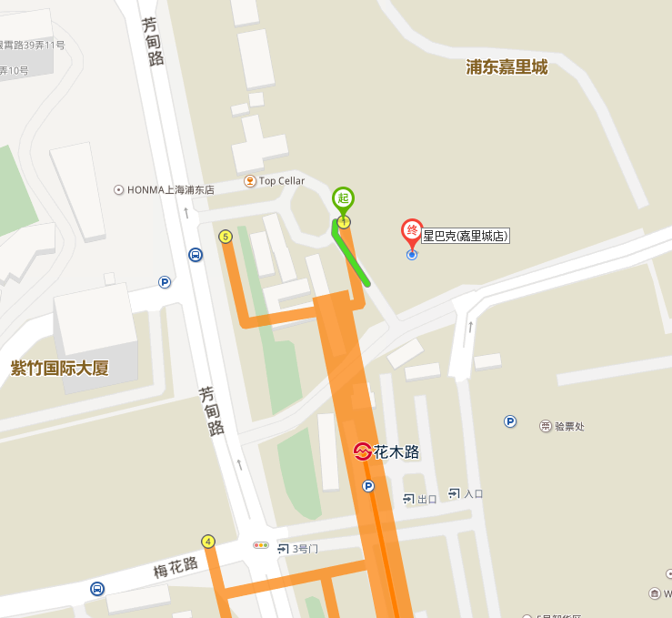 上海新国际博览中心星巴克在7号线几号出口处-第1张-交通-答答问