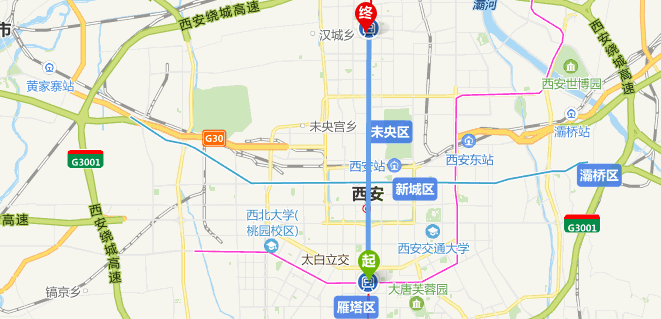 从小寨到熙地港的地铁路线-第1张-交通-答答问