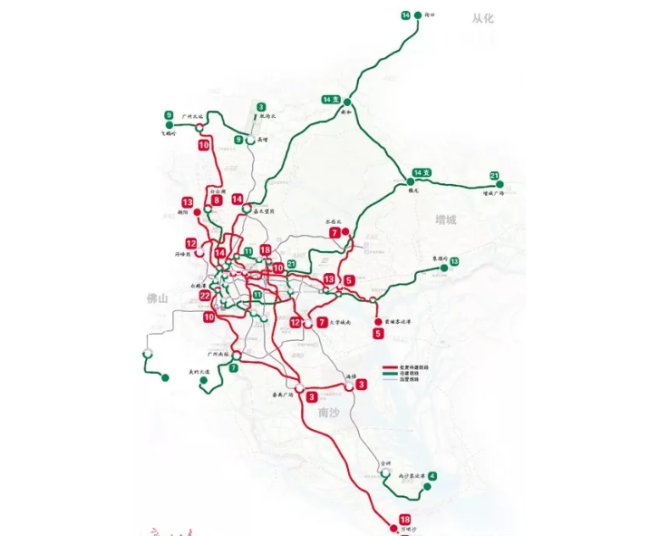 广州地铁路线图-第1张-交通-答答问