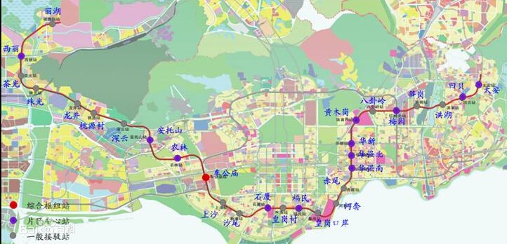 深圳地铁7号线是哪里到哪里-第1张-交通-答答问