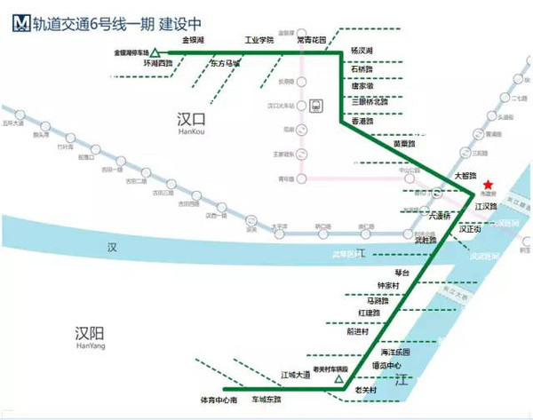 武汉地铁6号线的经过路线-第1张-交通-答答问