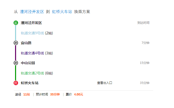 从漕河泾开发区到虹桥火车站地铁，要多久-第1张-交通-答答问
