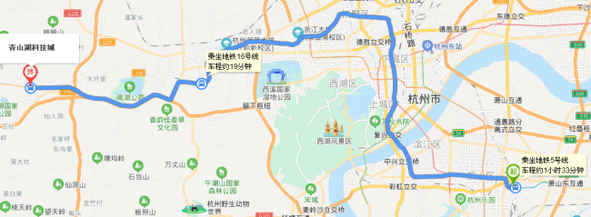从杭州南站坐地铁到青山湖地铁科技城站怎么走-第1张-交通-答答问