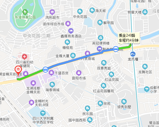 地铁7号龙爪堰站到武侯区晋阳路432号从哪个出口最近-第1张-交通-答答问