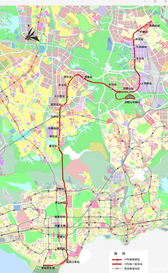 深圳地铁 10号线再公布2个站点-第1张-交通-答答问