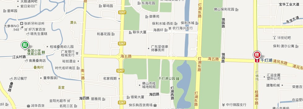 佛山南海桂城叠滘中 到 学花地湾地铁站D出口-第1张-交通-答答问