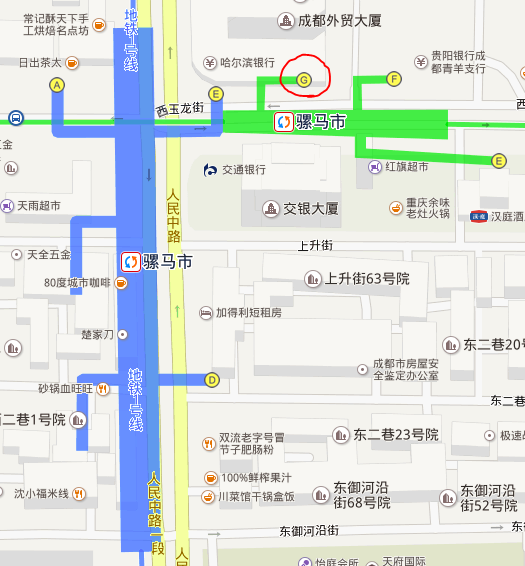 骡马市地铁g出口在成都什么位置-第1张-交通-答答问