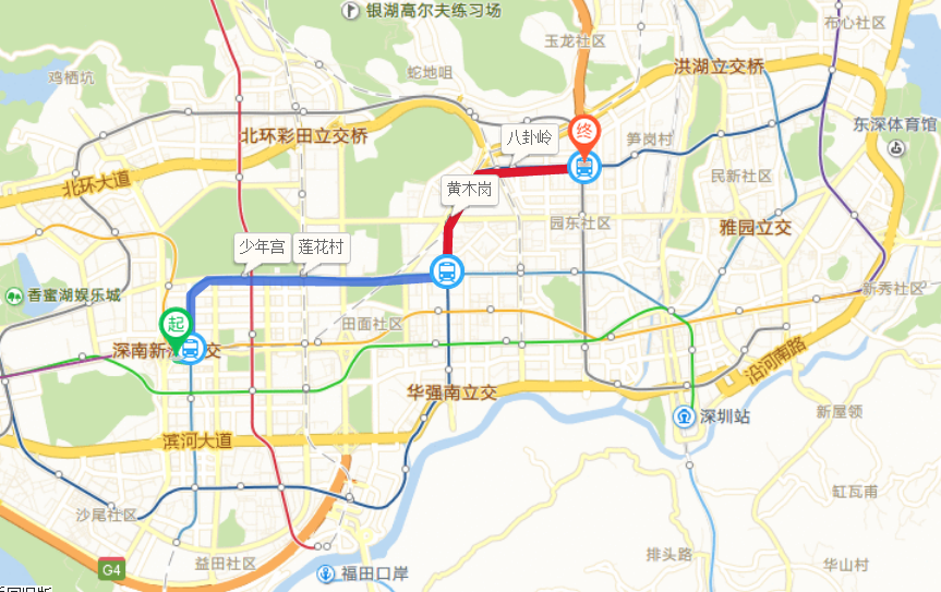 福田航天大厦至红岭北地铁站怎样走-第1张-交通-答答问