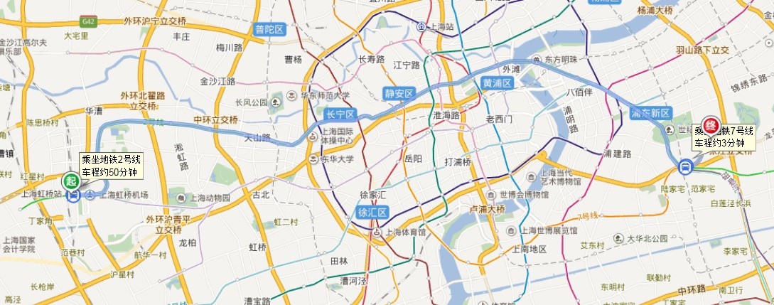 上海虹桥火车站到上海国际会展中心怎么走-第1张-交通-答答问