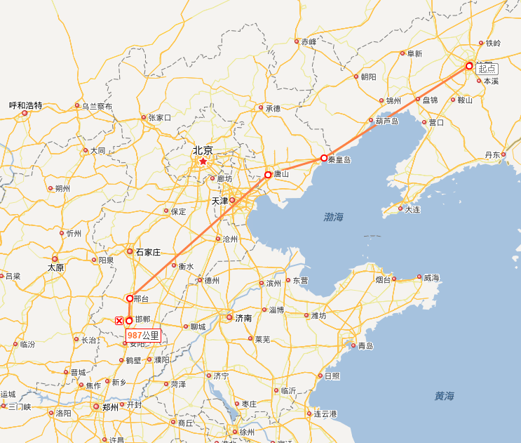 我从沈阳出发去秦皇岛,唐山,邯郸，邢台先到哪里-第1张-旅游-答答问