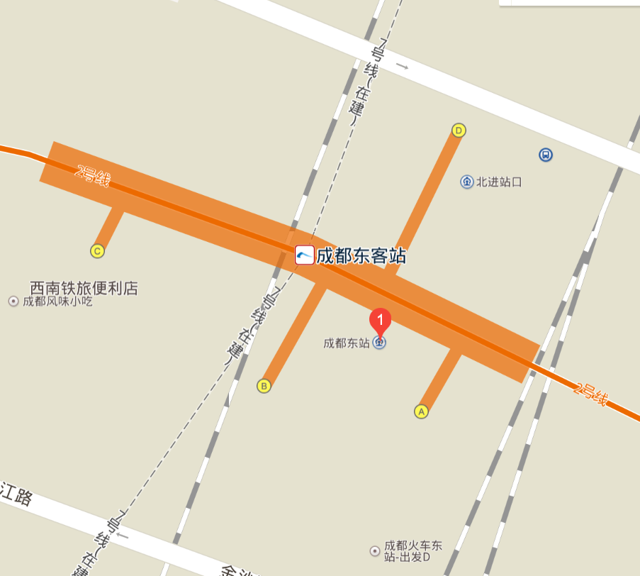 成都地铁2号线怎么坐高铁-第1张-交通-答答问
