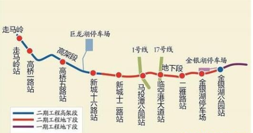 武汉地铁6号线二期金山大道规划最新线路-第1张-交通-答答问