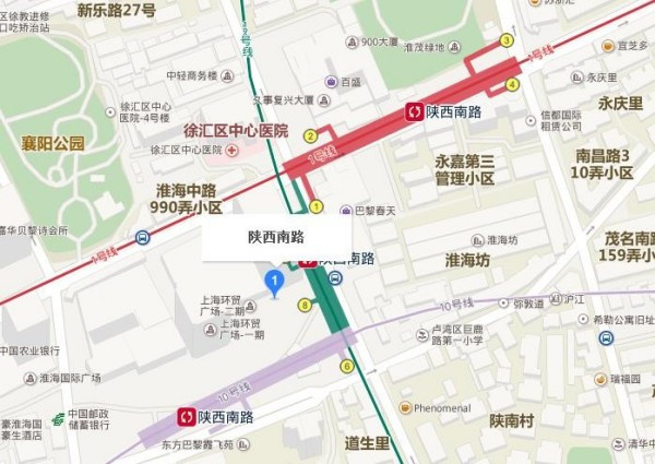 现在上海地铁12号线西段开通了，陕西南路站1号线和10号线的地下转换通道能走了嘛-第1张-交通-答答问