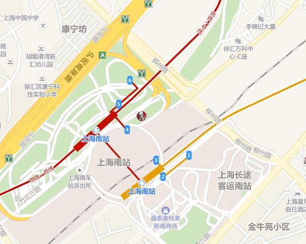上海火车南站地铁几号线-第1张-交通-答答问