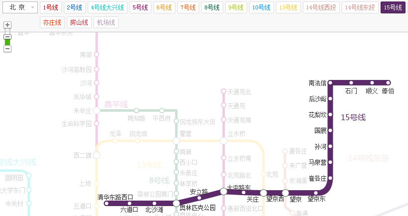 北京地铁1号线怎么转15号线-第1张-交通-答答问