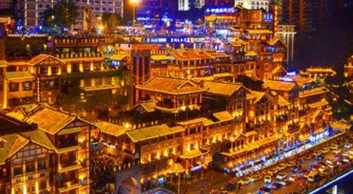 坐轻轨6号线到解放碑洪崖洞 在哪下车-第1张-交通-答答问