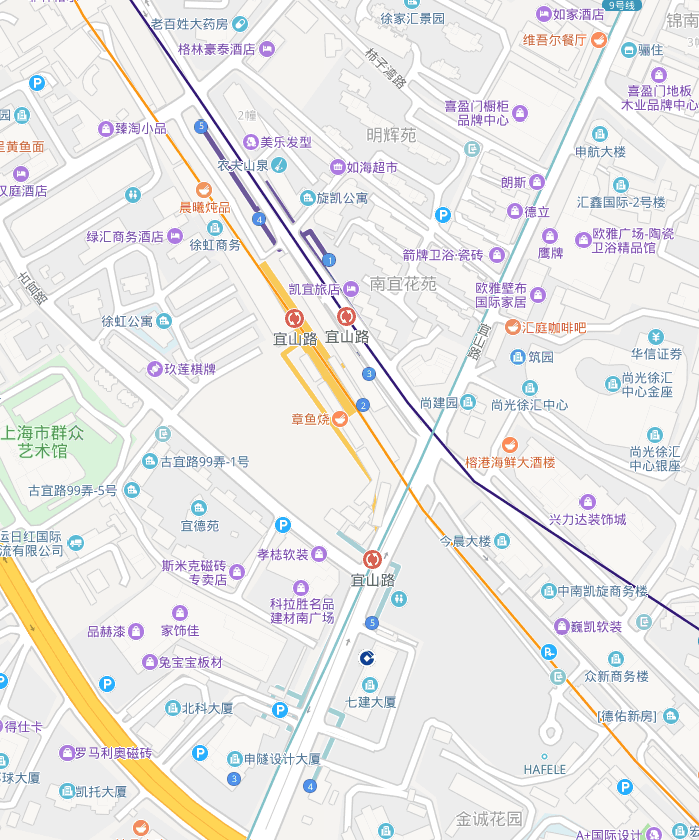 上海地铁4号线哪个站台换乘9号线-第1张-交通-答答问