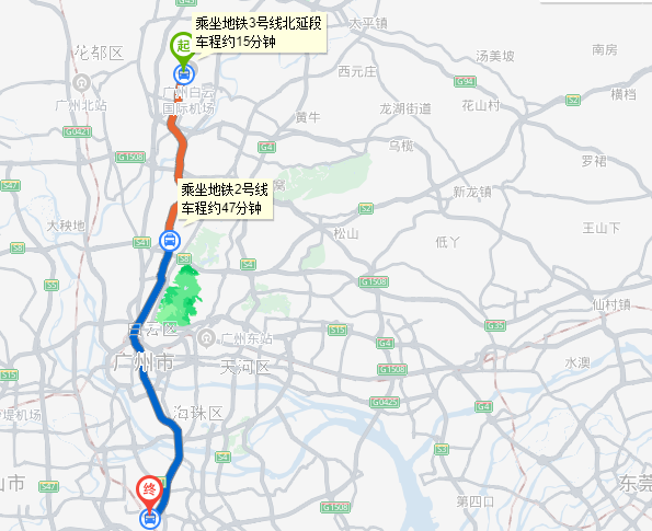 广州白云机场到广州南站有没有直达地铁站怎么走，需要多长时间-第1张-交通-答答问
