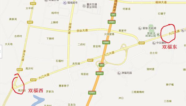 重庆轨道交通5号线延伸线,双福东和双福西具体在哪里-第1张-交通-答答问